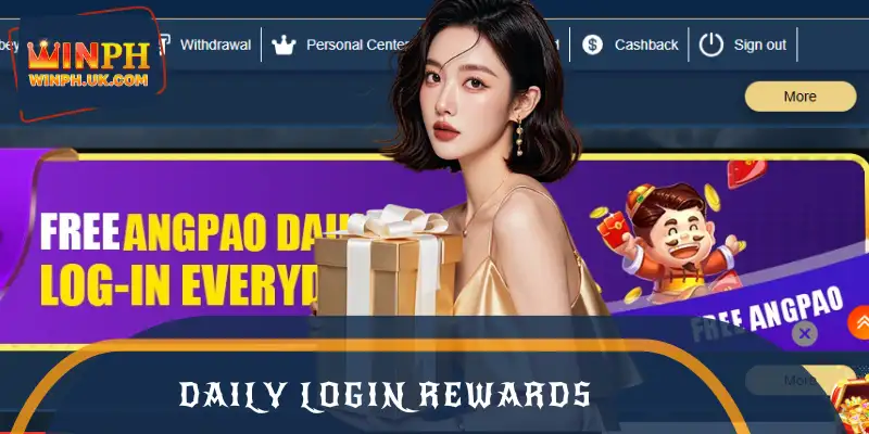 Daily login brings you exciting rewards