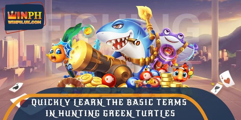 Quickly learn the basic terms in hunting green turtles