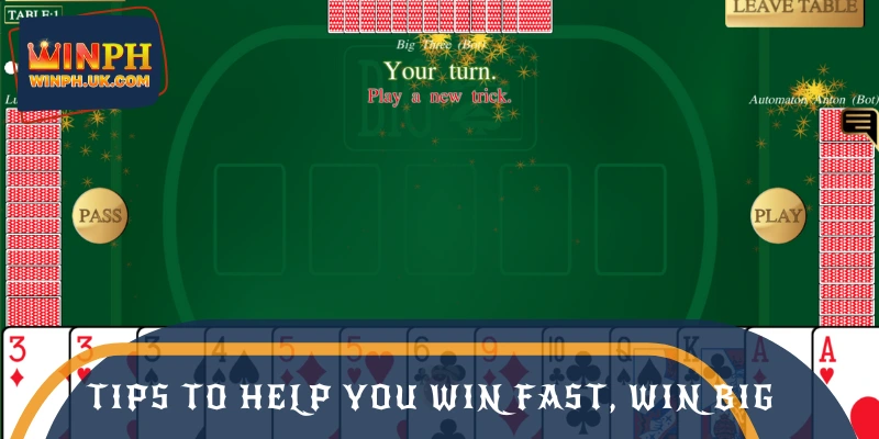 How to play Big Two correctly to increase your winning rate