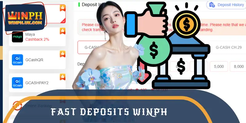 Instant deposits, unlimited experience!