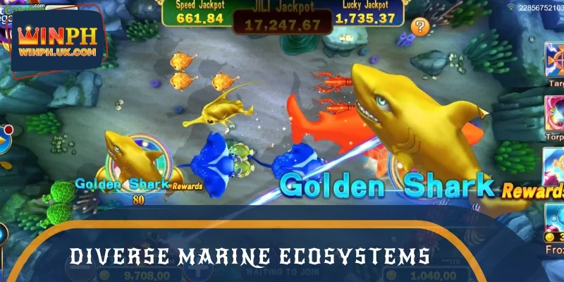 Diverse marine ecosystems