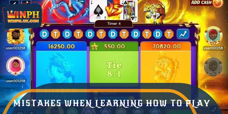 Mistakes when bettors learn how to play Dragon Tiger
