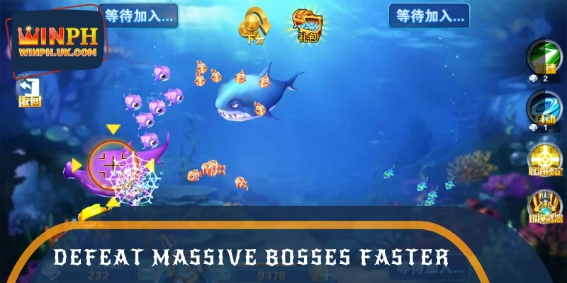 Defeat massive bosses faster with modern equipment