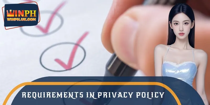 Key provisions outlined in the privacy policy