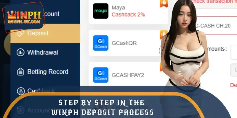 Share 5 detailed steps to WINPH deposit