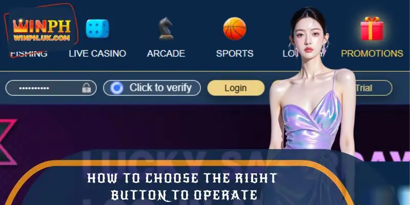 Select the login button to participate in betting