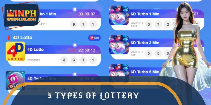 Top 5 Lottery Games on the Betting Site